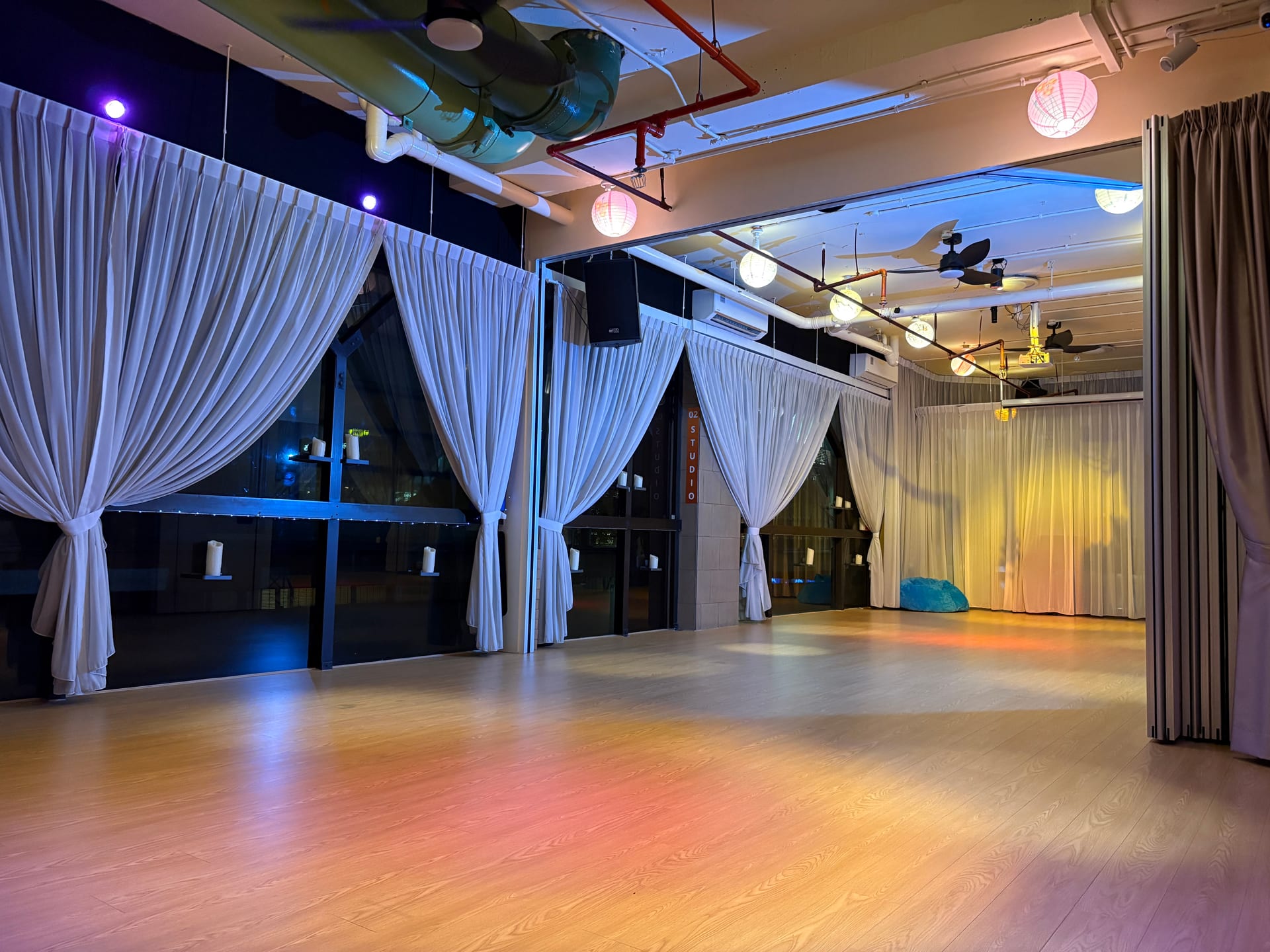 Inside the Snow Dance Studio