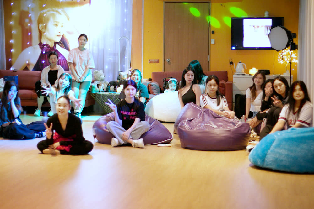 A group collaboration at Snow Dance Studio