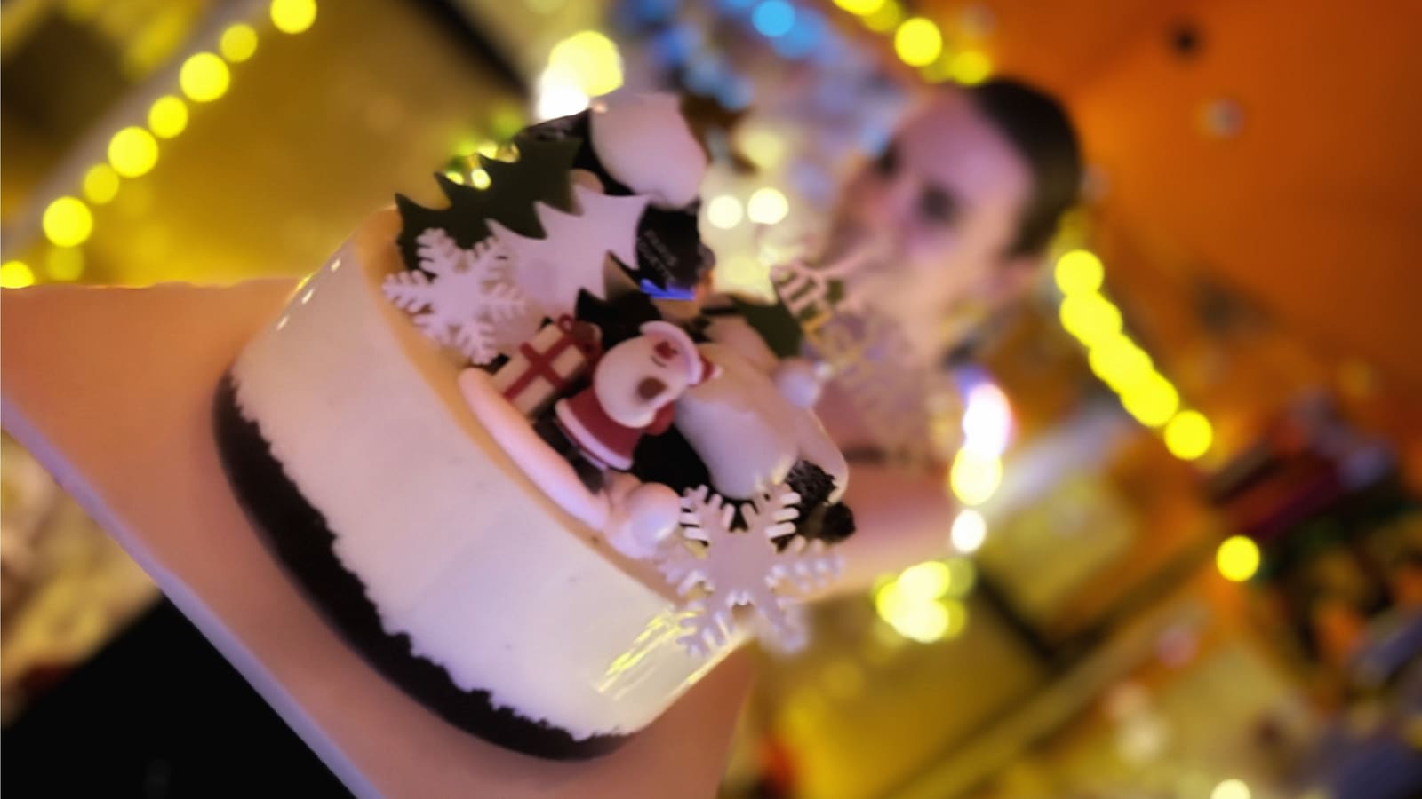 The venue dressed for a birthday party