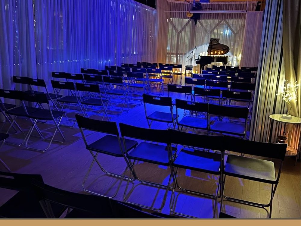 Grand Studio arranged for a recital